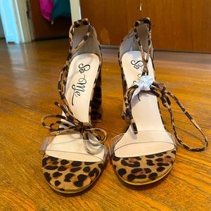 Fashion Nova Lace Up Heels